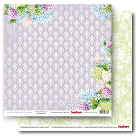 Double-sided Paper Set (12*12-190GSM) Happily Ever After - The Happiest Day , 1 Sheet