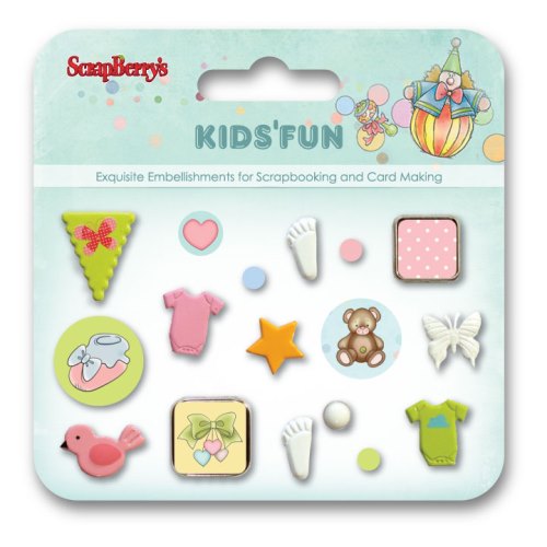Set of decorative brads Kids' Fun