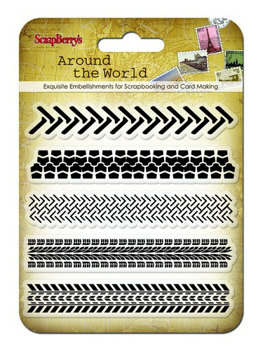 Set of stamps 10,5*10,5cm Around the world. Traces SCB4901009