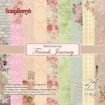 French Journey Paper Set 6*6 190gsm (24 sheets per pack)
