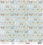 Single-sided Paper Set Butterflies - Butterfly (12*12–190GSM), 10 Sheet Pack
