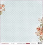Single-sided Paper Set Butterflies - Morning (12*12–190GSM), 10 Sheet Pack