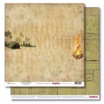 Double-sided paper 12x12 Forest Far Away From Civilization 190gsm (10 sheets per pack)