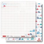 Double-sided Paper Set My Little Star - Beep Beep (12*12–190GSM), 10 Sheet Pack