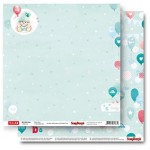 Double-sided Paper Set My Little Star - Baby Blue (12*12–190GSM), 10 Sheet Pack