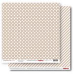 Double-sided Paper Set Elegantly Simple (Gift Wrap) Iced Coffee (12*12–190GSM), 10 Sheet Pack