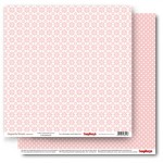 Double-sided Paper Set Elegantly Simple (Daisy Chains) Rose Quartz (12*12–190GSM), 10 Sheet Pack