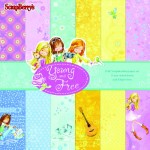 Paper Collection Set Young and Free (6*6-170GSM) 12 Single Sided Sheet Pack