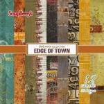 Paper Collection Set Edge of Town (6*6-190GSM), 12 Single Sided Sheet Pack