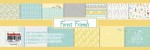 Paper Collection Set Forest Friends (12*12-190GSM), 13 Sheets