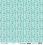 Single-sided Paper Set (12*12-190GSM) Forest Friends - Natural Blue , 1 Sheet