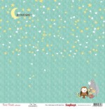 Single-sided Paper Set (12*12-190GSM) Forest Friends - Twit Twoo , 1 Sheet