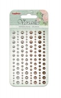 Adhesive pearls 120pcs/4 colors, Versailles 2
