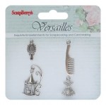 Metal charms set Versailles, 4 pcs (clr 50)