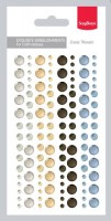 Adhesive gems set 2 – 120 pcs (10x3mm, 10x5mm, 10x7mm)x 4 colors