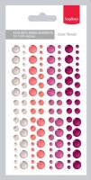 Adhesive gems set 3 – 120 pcs (10x3mm, 10x5mm, 10x7mm)x 4 colors