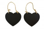 Set of Chalkboard Hearts (8.5*7cm) (2 Piece Set) (clr 50)