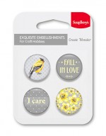 Set of embellishments № 4 Fall in love (clr 30)
