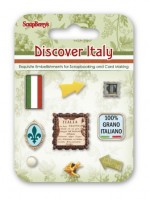 Set of decorative brads Discover Italy