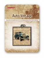Metal charm Auto Vintage (clr 50)