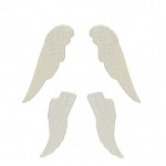 Set of wings, white