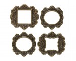 Set of openwork frames, bronze