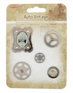Set of decorative elements Auto Vintage 1