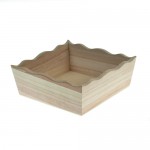 Wooden Plant Pot – Storage Box – Curved Edges