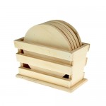 Wooden disks 4 pcs, 12*5.5*7cm Wooden disks 4 pcs, 12*5.5*7cm