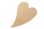 Blank wooden heart 15x10сm (clr 50)