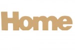 Wooden lettering * Home * on suspensions 25x7сm