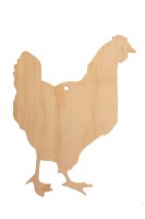 Wooden blank Hen 15X12сm