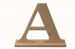 Wooden letter * A