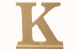Wooden letter * K * 15.5x4x15сm (clr 90)
