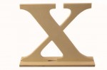 Wooden letter *Х* 16.5x4x15cm (clr 90)