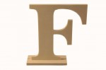 Wooden letter * F * 14.5X4x15сm (clr 90)