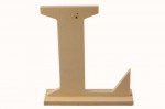Wooden letter * L * 16x4x15сm (clr 90)