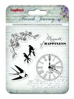 Set of stamps 10,5*10,5cm French journey. Moment of happiness SCB4901001b