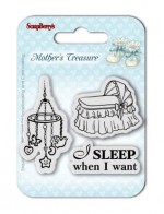 Set of Clear Stamps (7*7cm) Mother's Treasure – Sleep When I Want