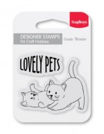 Set of clear stamps (7*7cm) - Lovely Pets