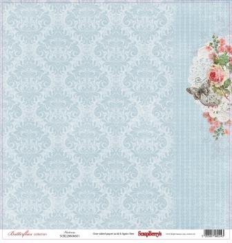 Single-sided Paper Set Butterflies - Victoria (12*12–190GSM), 10 Sheet Pack