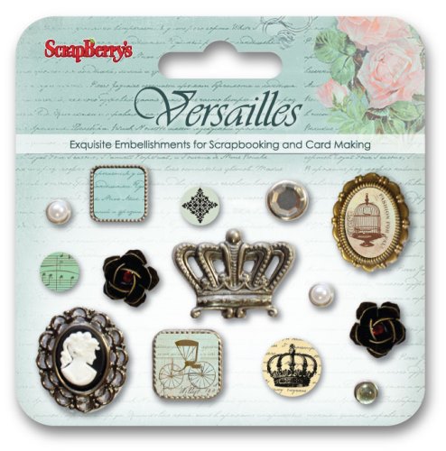 Set of decorative brads Versalles