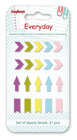Set enamel epoxy stickers EveryDay 3