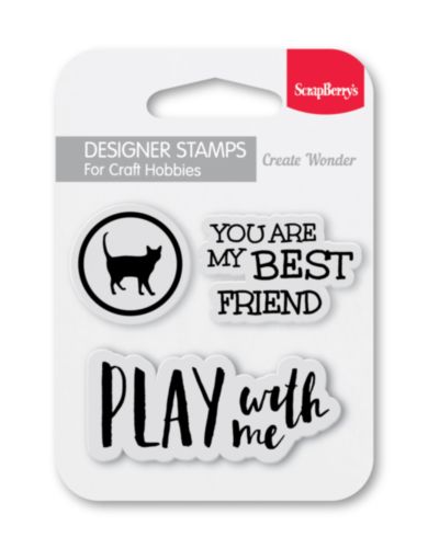 Set of clear stamps (7*7cm) - My Best Friend (clr 50)