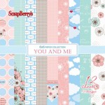 Paper Collection (6*6 - 190gsm) You And Me (12 Sheet Multi-Design Set)