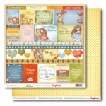 Double-Sided Paper (12*12 - 190gsm) Sweetheart You & Me , 10 Sheet Pack (clr 80)
