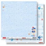 Double-sided Paper Set My Little Star - Little Sailor (12*12–190GSM), 10 Sheet Pack