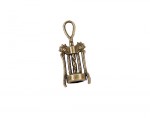 Metal charms set CORKSCREW 28*11mm, 10pcs