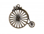 Metal charms set VINTAGE BICYCLE 46*52mm, 5pcs, bundle