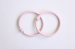 Album metal rings 40mm PINK, 2pcs